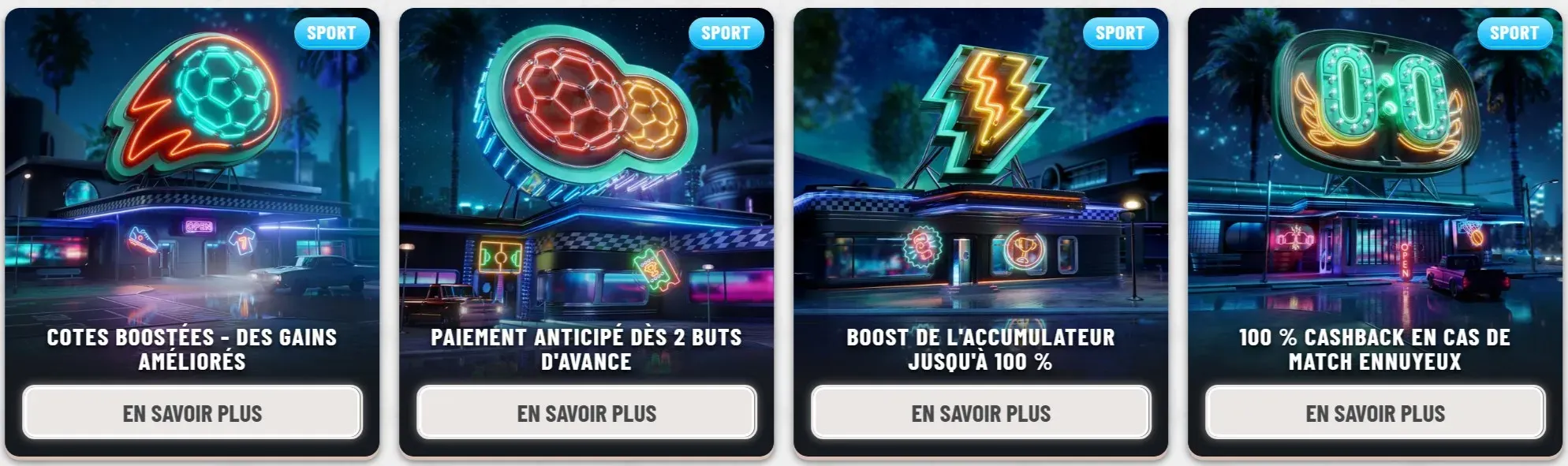 Bonus de bienvenue Sport
